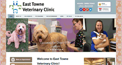 Desktop Screenshot of easttowneveterinaryclinic.com